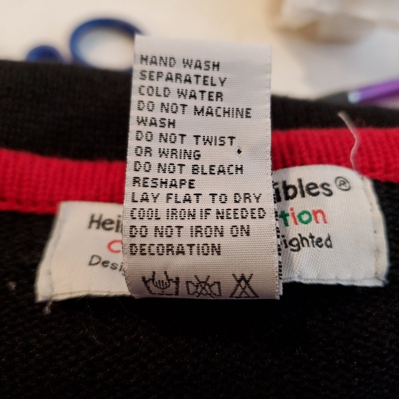 Heirloom Collections Poinsettia Beaded Cardigan - Picture 7 of 7